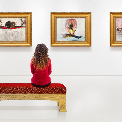 looking at art