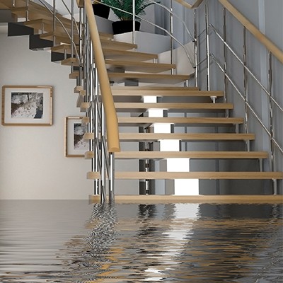 home interior flooding