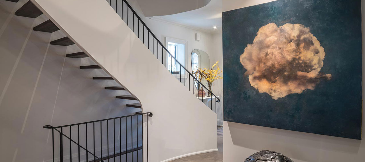 art piece on the wall