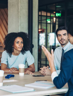 team of people in meeting