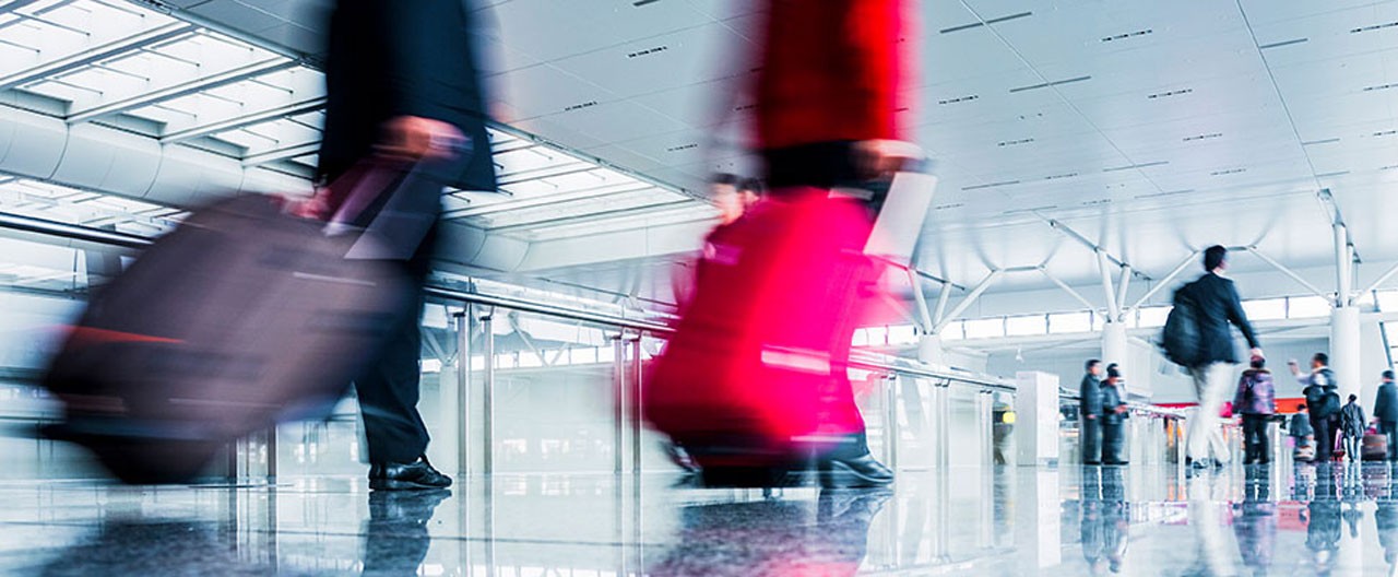 people movement in airport