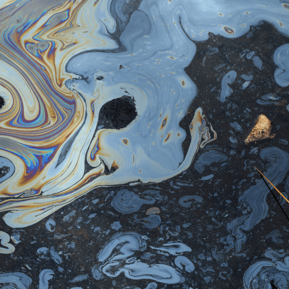 contaminated water