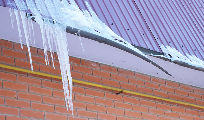 ice on roof