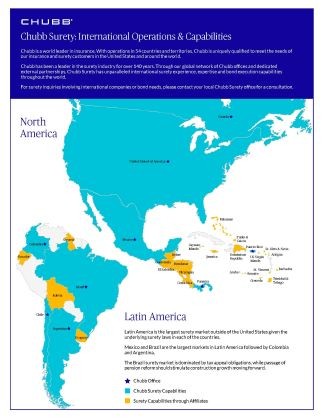 chubb surety bond international operations and capabilities brochure