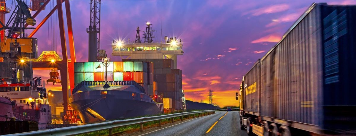 camion au port