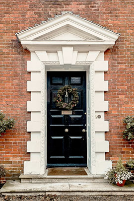 front door of home