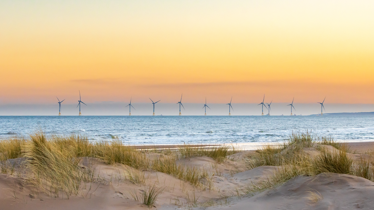 wind farm on water