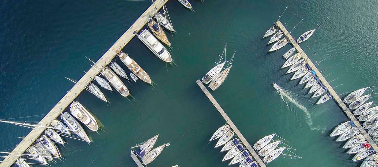 yachts on boat