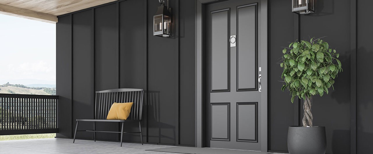 black door
