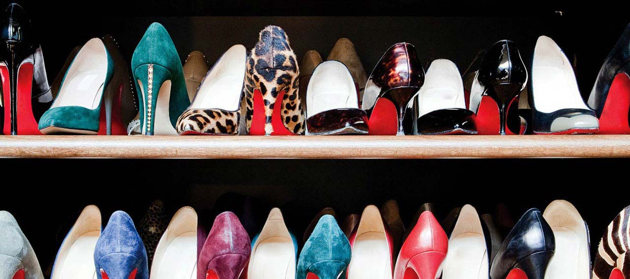 collection of shoes