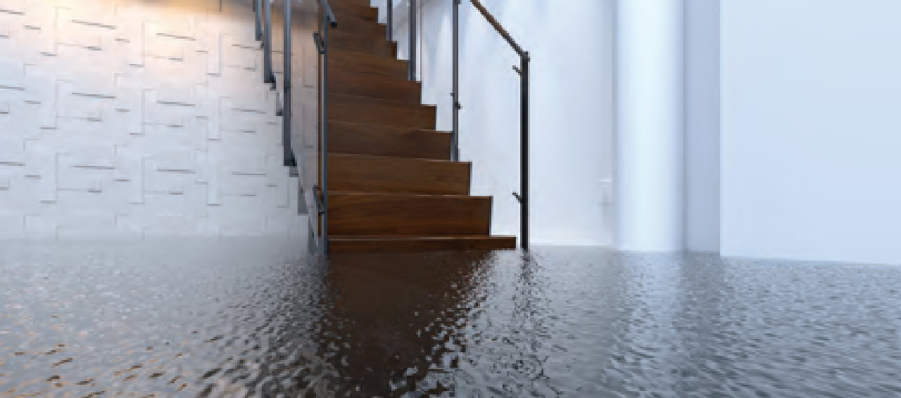 flooded door