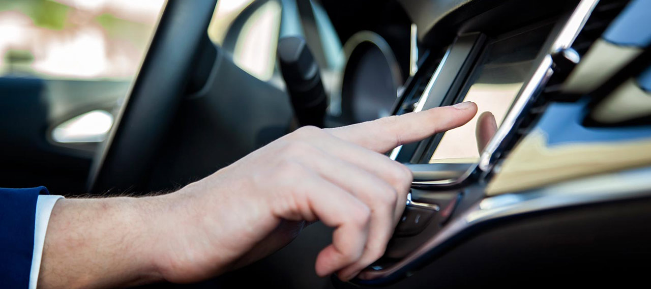 touch screen in car