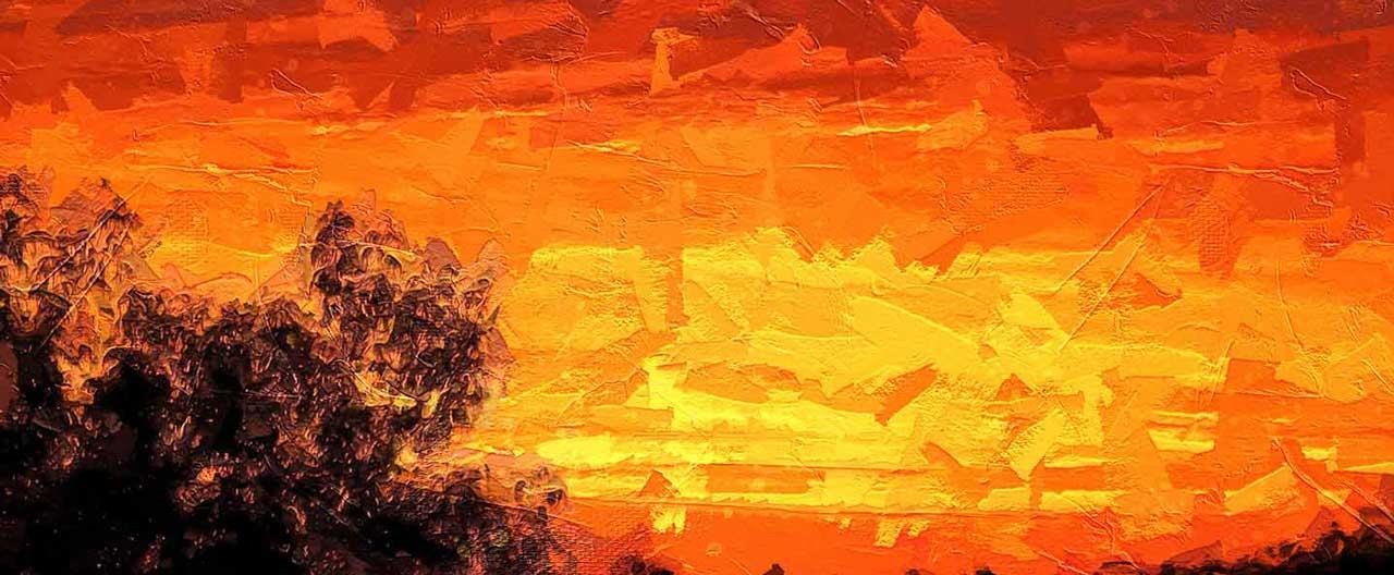 wildfire painting