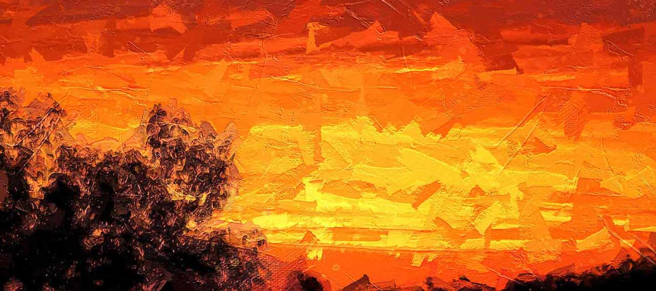 wildfire painting