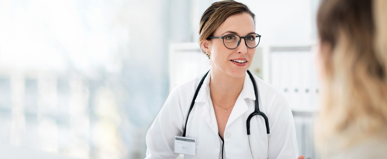 confident female dr
